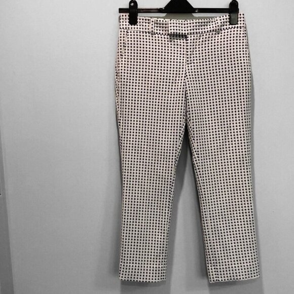 BANANA Republic Blue Polka Dot Pants  sz - Picture 2 of 16
